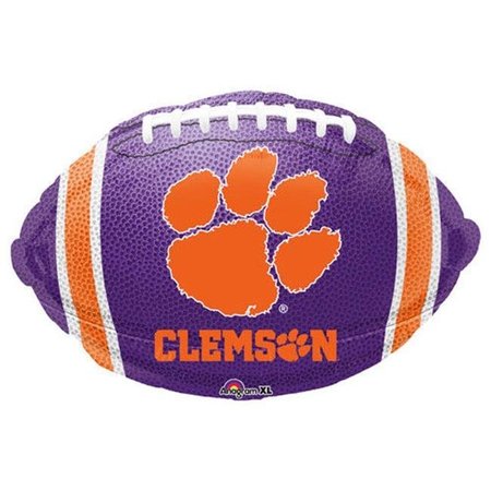 ANAGRAM Anagram 75038 18 in. Clemson Univ Football Balloon - Pack of 5 75038